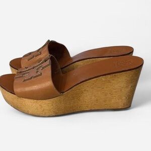 Women's Tory Burch Brown Wedge Sandals